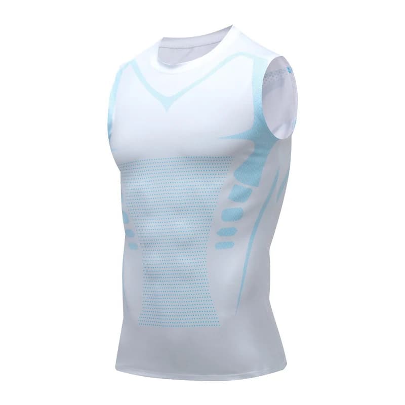 Men's Quick Drying Sports Vest Tight Fitting Breathable Running Gym New Shoulder — image 10