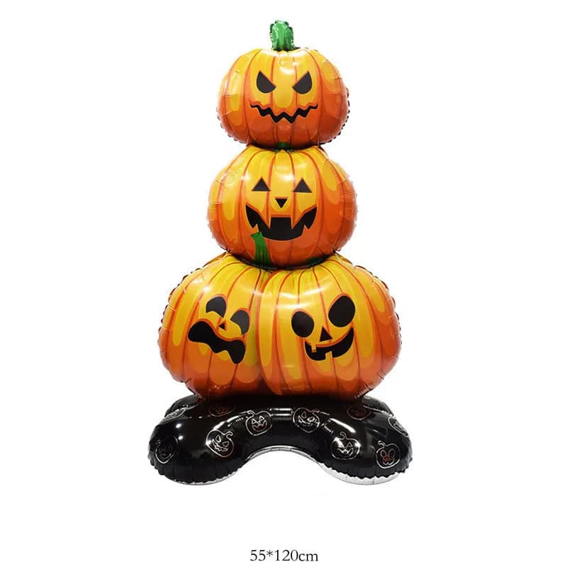 Halloween Aluminium Foil Balloons Bat Pumpkin Ghost Monster Party Large — image 17