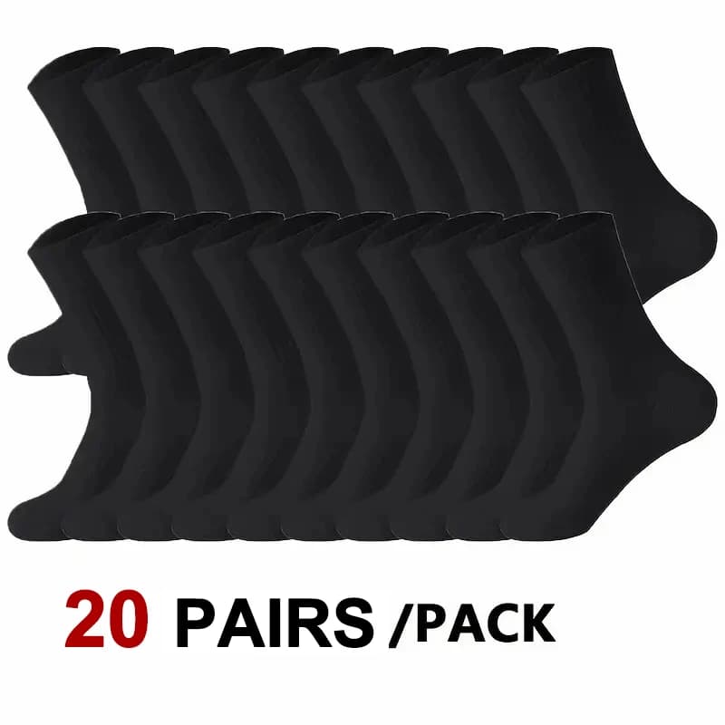 Sports Socks 5 10 20 Pairs Breathable Sweat Absorbing Round Neck New Neutral All — image 14