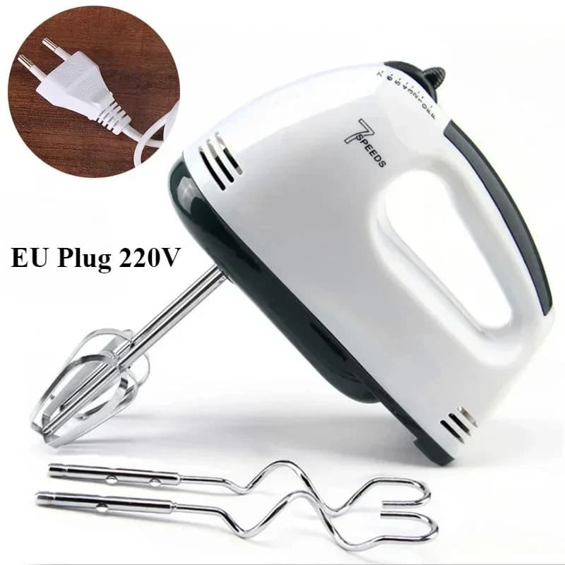 Handheld Electric Egg Beater 7-Speed Mixer Whipper Blender for Baking — image 8