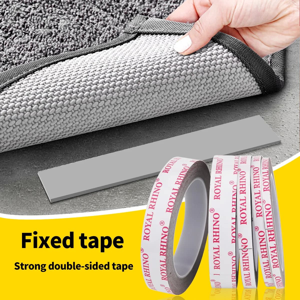 Extra Strong Double Sided Tape 450cm Adhesive for Car Mounting Tear Off — image 3