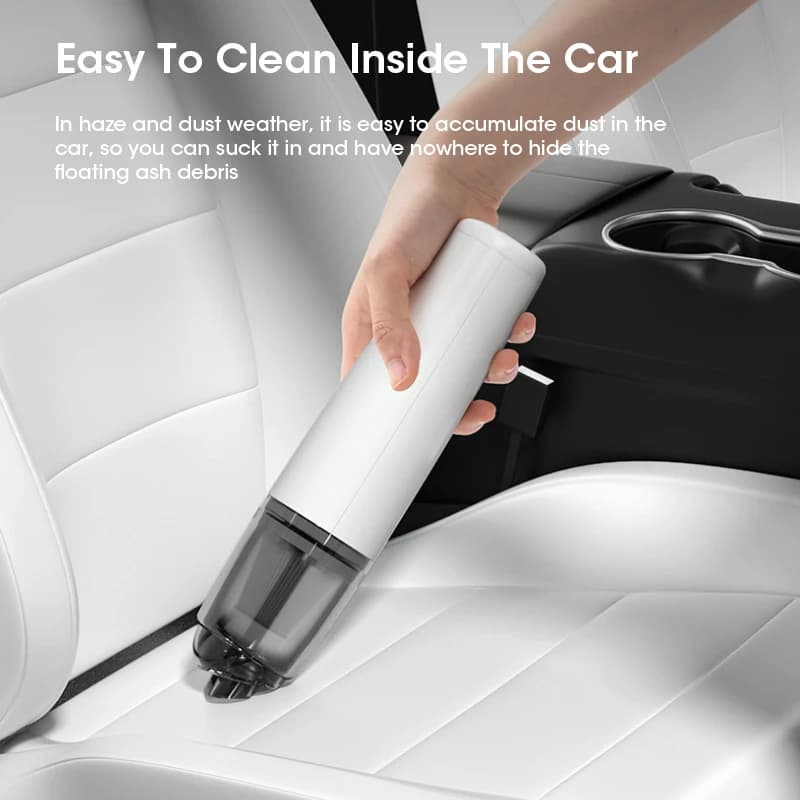 Mini Wireless Handheld Car Vacuum Cleaner Strong Suction Portable Low Noise — image 2
