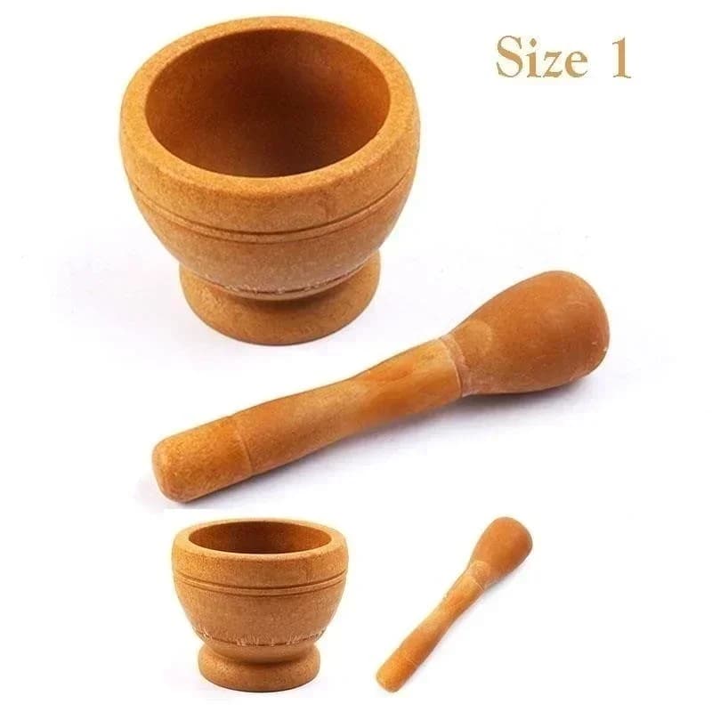 Resin Mortar and Pestle Set Spice Grinder Crusher Bowl Small Kitchen Tool — image 7