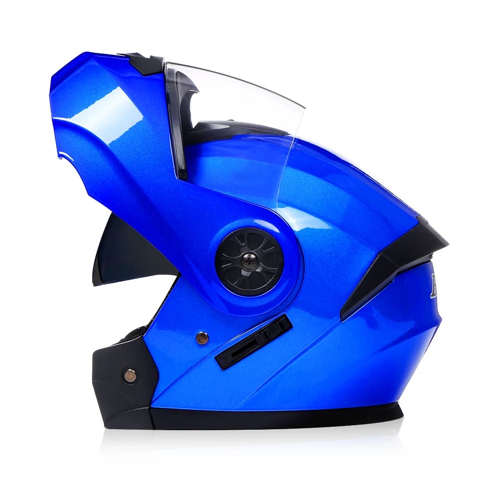 Flip Up Modular Full Face Motorcycle Helmet with Removable Liner — image 17