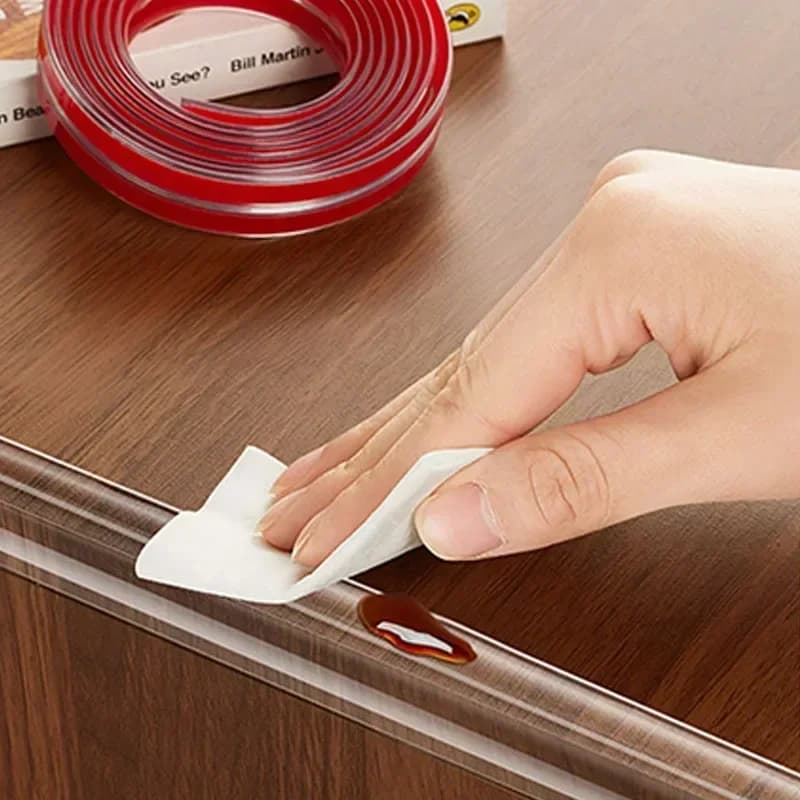 Baby Safety Table Edge Guard Furniture Corner Protector Strip New Transparent UK — image 4