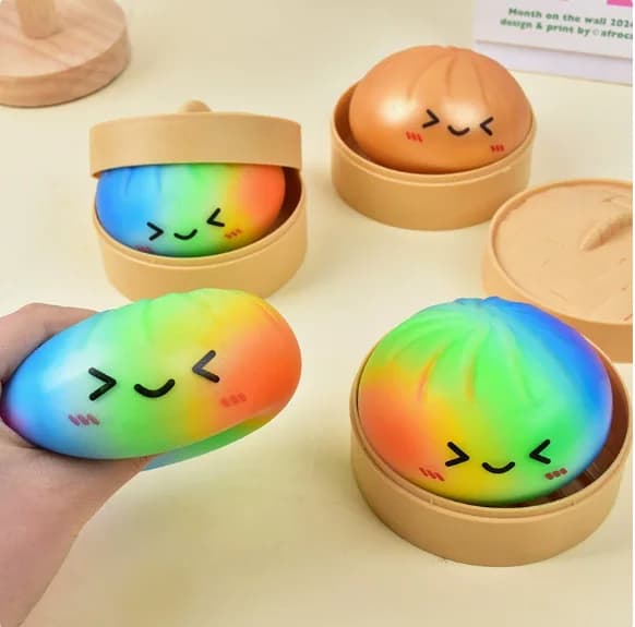 Squishy Toy Slow Rising Stress Relief Fidget Ball Soft Squeeze Simulated — image 8