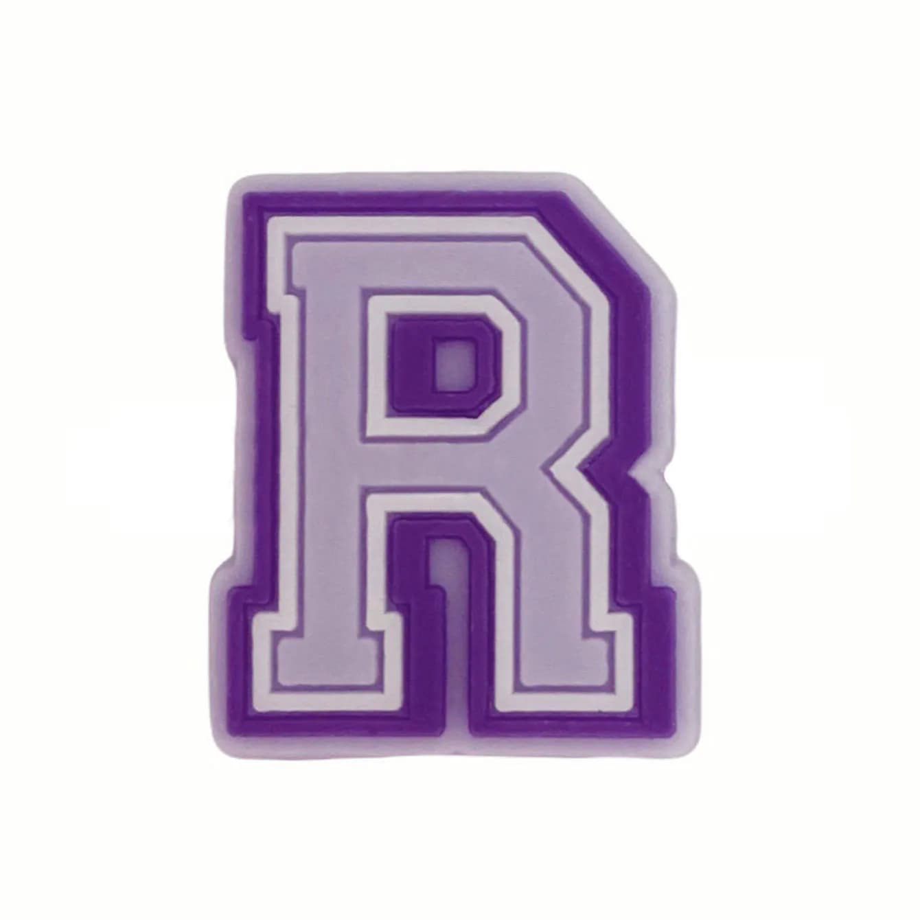 Purple Alphabet Letter Pins Shoe Charms for Crocs Clogs Slides DIY Bubble — image 17
