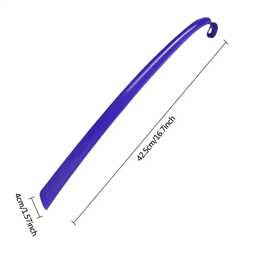 Plastic Extra Long Shoehorn Lazy Shoe Lifter Helper for Hotel & Household — image 7