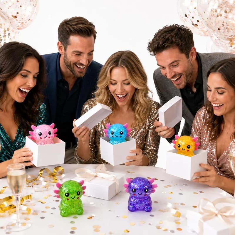 Axolotl Party Favors Clear Glitter Adult Novelty Gift New Shaped Suitable for UK — image 6