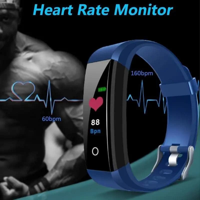Smart Band Fitness Tracker Blood Oxygen Blood Pressure Heart Rate Monitor Waterproof — image 5