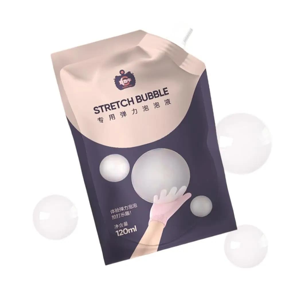 Smoke Bubble Stick Kit Rechargeable Mist Bubble Maker with Solution and Gloves — image 7