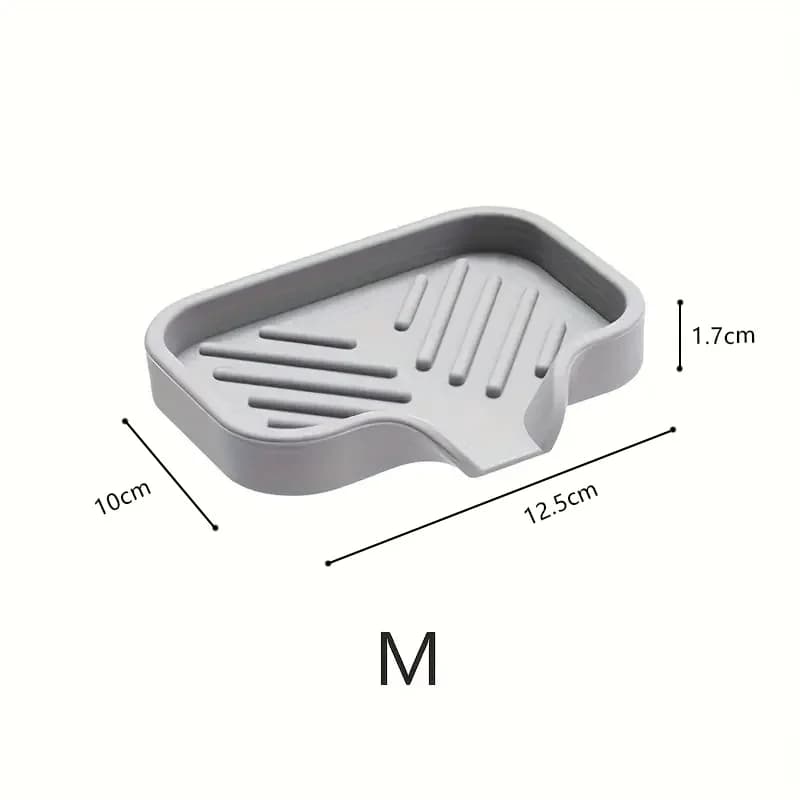 Silicone Faucet Mat Kitchen Sink Tray Soap Dispenser Sponge Drain Pad — image 8