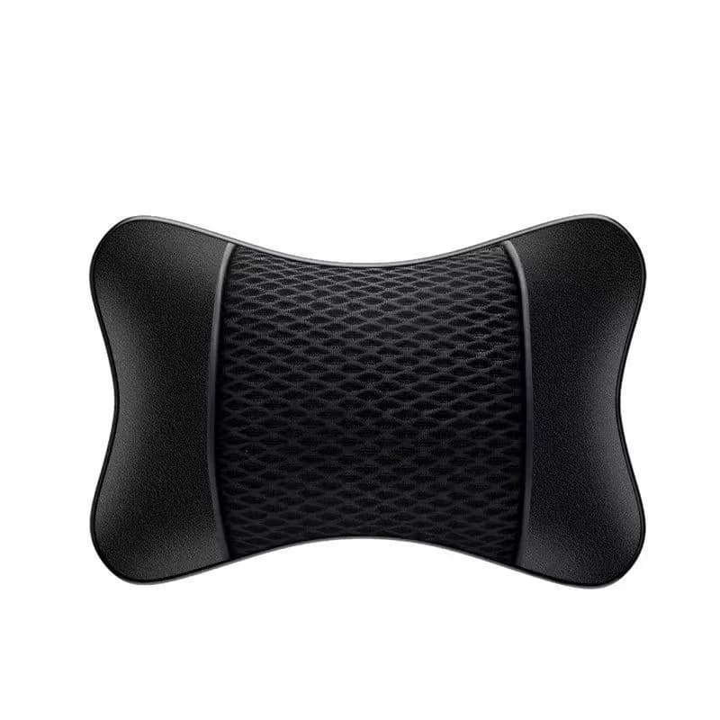 Car Seat Headrest Neck Pillow Memory Foam PU Leather Support Cushion New Double — image 10
