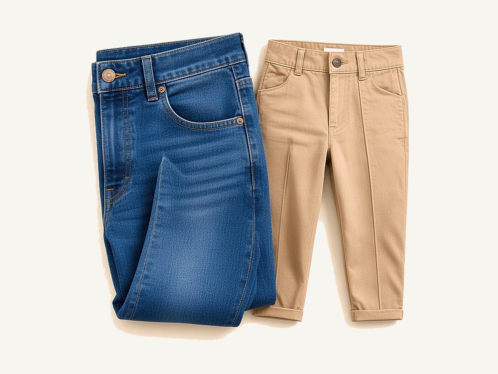 Jeans and trousers